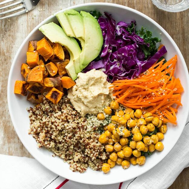 Nueces con verduras